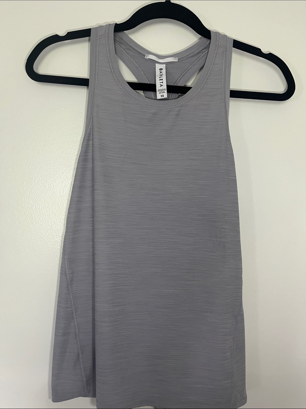 Athleta Ultimate Train Racerback Tank Top Lavender Purple Heathered XS